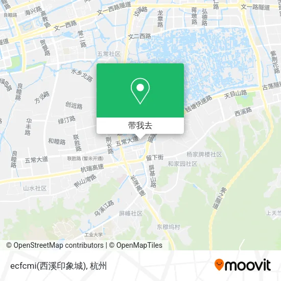 ecfcmi(西溪印象城)地图