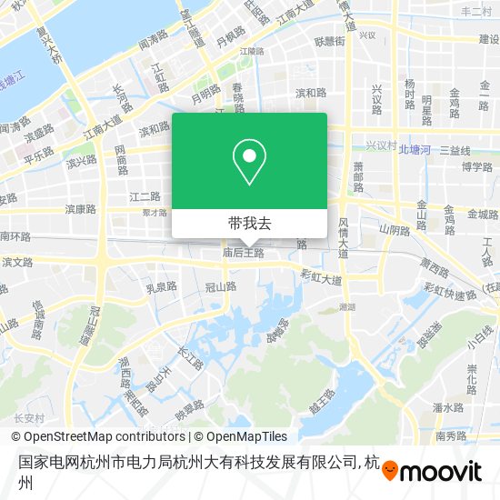 国家电网杭州市电力局杭州大有科技发展有限公司地图