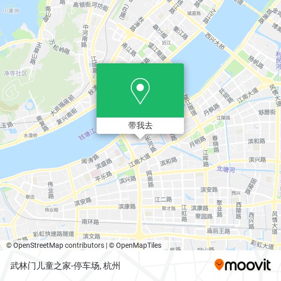 武林门儿童之家-停车场地图