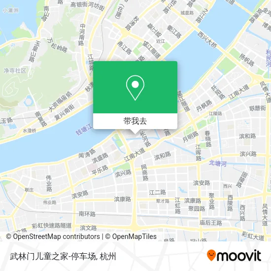 武林门儿童之家-停车场地图