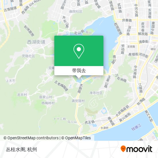 丛桂水阁地图