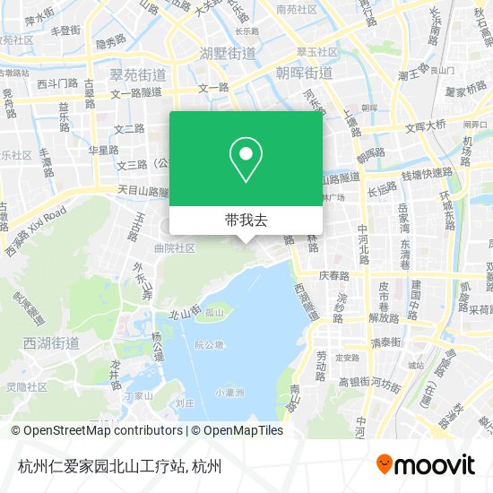 杭州仁爱家园北山工疗站地图