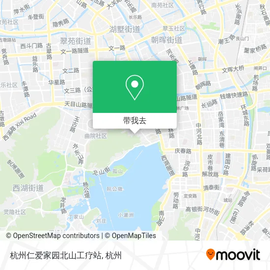 杭州仁爱家园北山工疗站地图