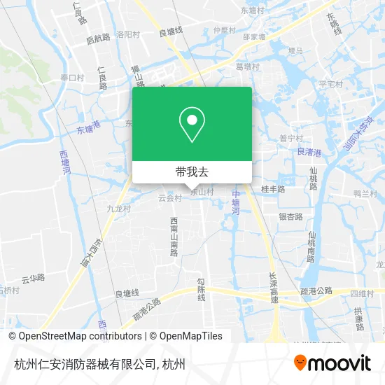 杭州仁安消防器械有限公司地图