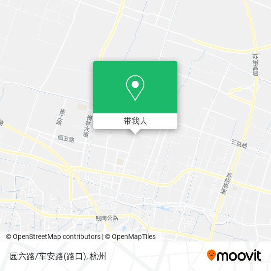 园六路/车安路(路口)地图