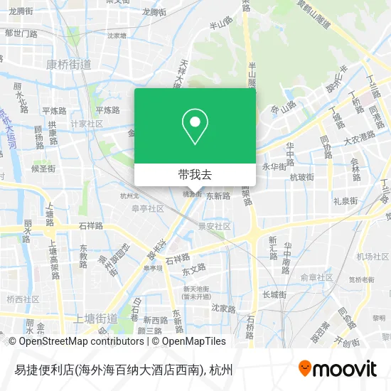 易捷便利店(海外海百纳大酒店西南)地图