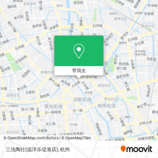 三浅陶社(远洋乐堤港店)地图
