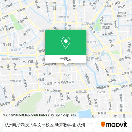 杭州电子科技大学文一校区-新东教学楼地图