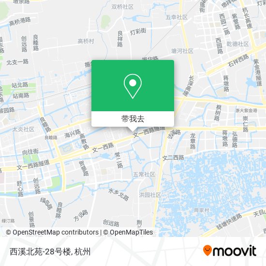 西溪北苑-28号楼地图