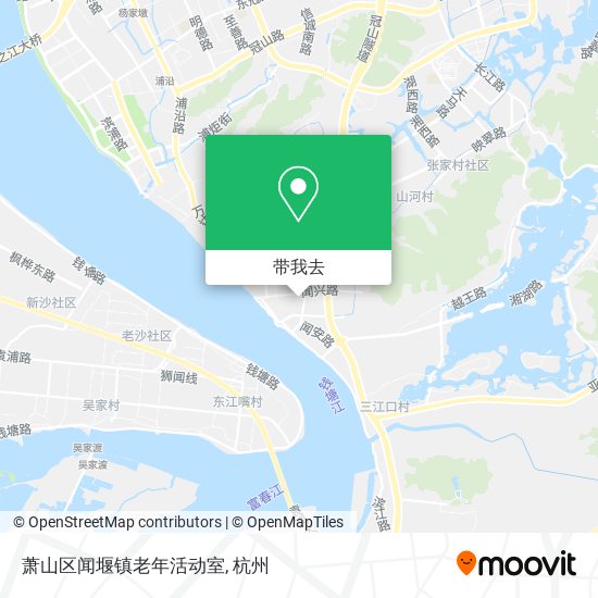 萧山区闻堰镇老年活动室地图