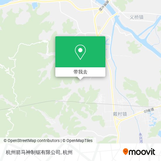 杭州箭马神制锯有限公司地图