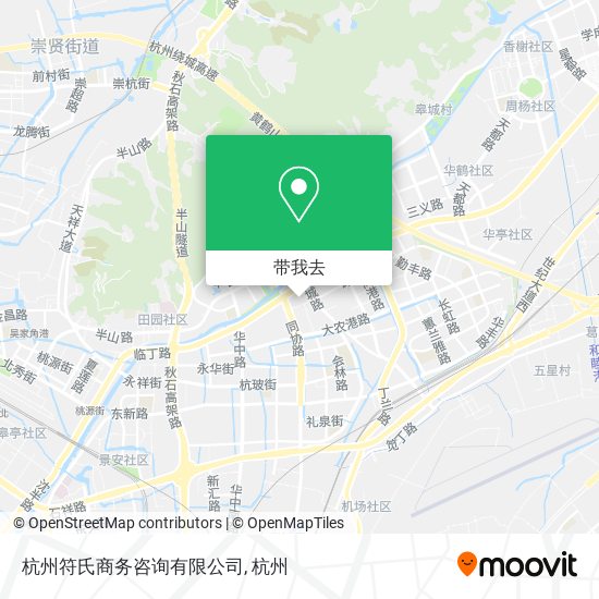 杭州符氏商务咨询有限公司地图