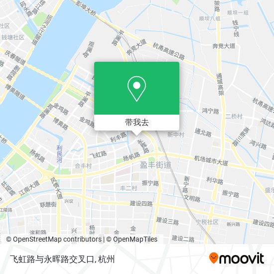 飞虹路与永晖路交叉口地图
