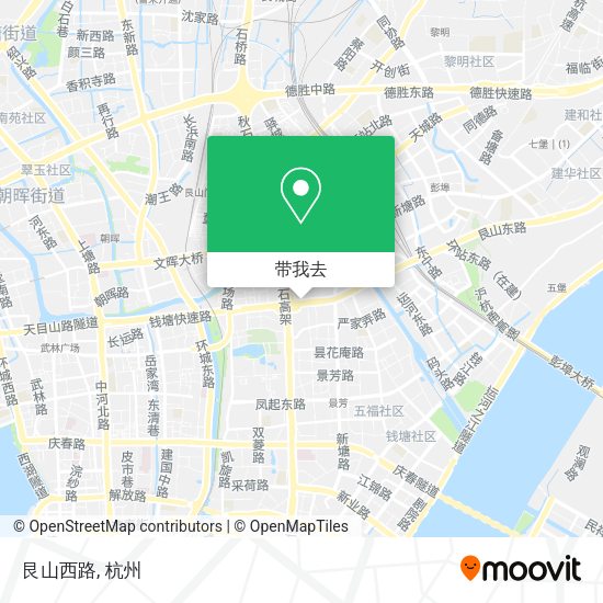 艮山西路地图