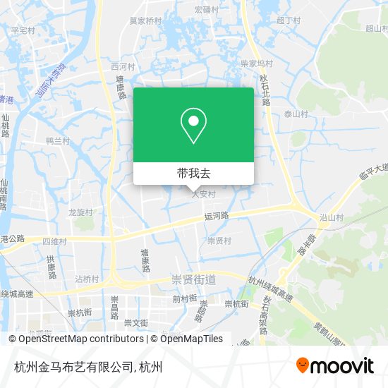杭州金马布艺有限公司地图