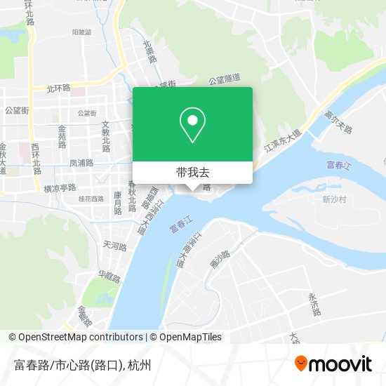 富春路/市心路(路口)地图