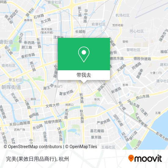 完美(果效日用品商行)地图