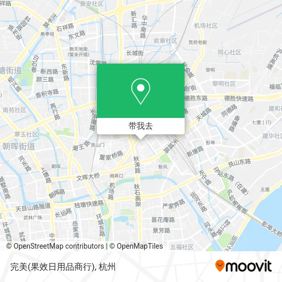 完美(果效日用品商行)地图