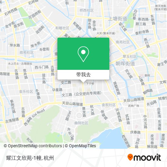 耀江文欣苑-1幢地图