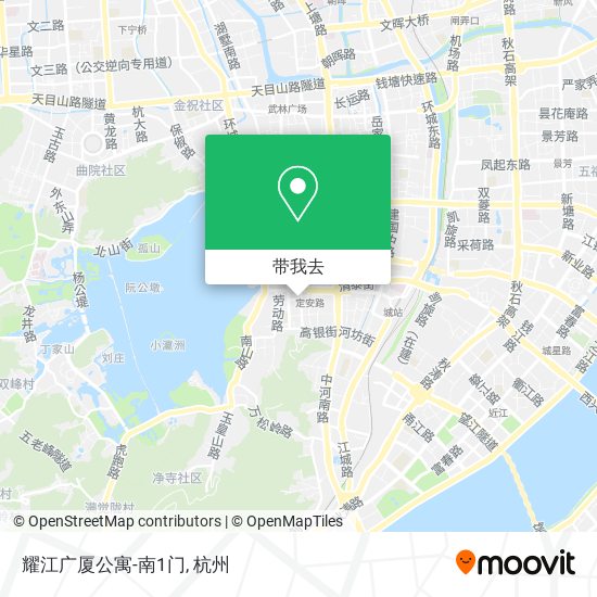 耀江广厦公寓-南1门地图