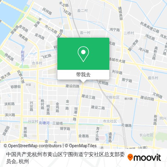 中国共产党杭州市黄山区宁围街道宁安社区总支部委员会地图