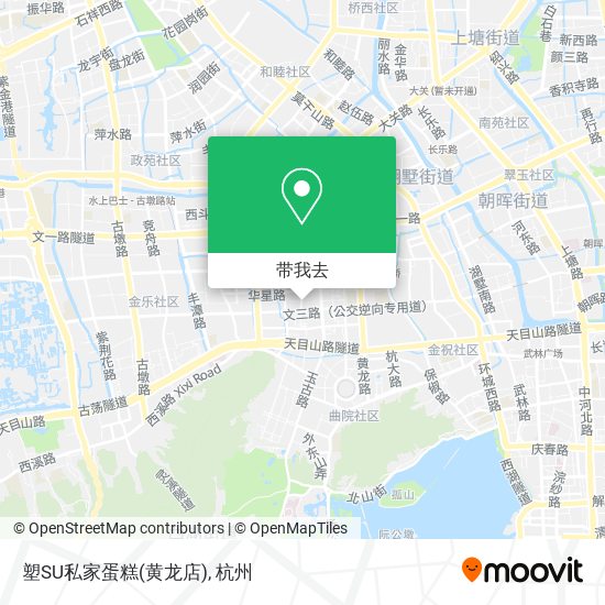 塑SU私家蛋糕(黄龙店)地图