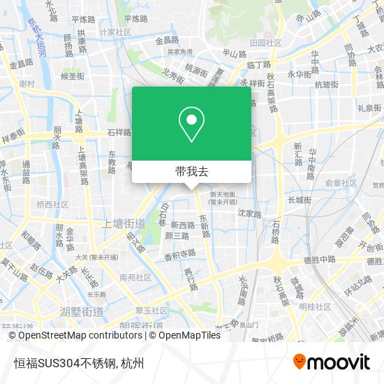 恒福SUS304不锈钢地图