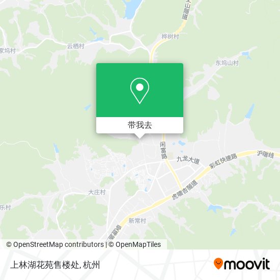 上林湖花苑售楼处地图
