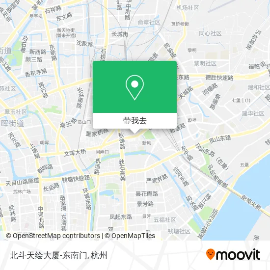 北斗天绘大厦-东南门地图
