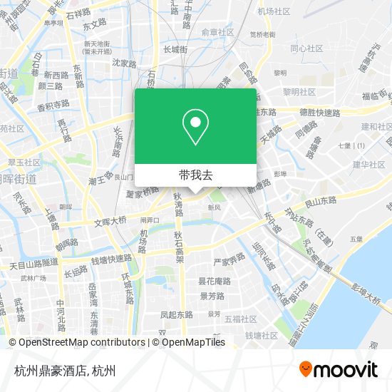 杭州鼎豪酒店地图
