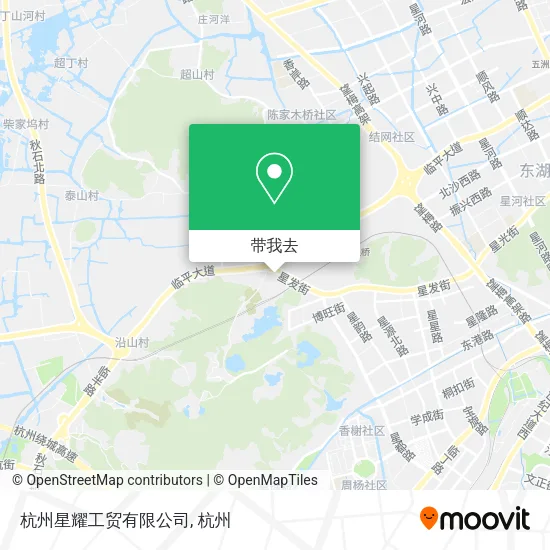 杭州星耀工贸有限公司地图