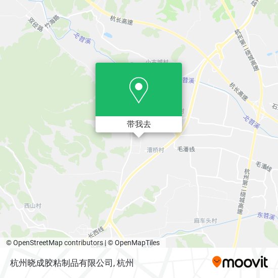 杭州晓成胶粘制品有限公司地图