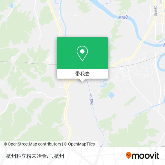 杭州科立粉末冶金厂地图