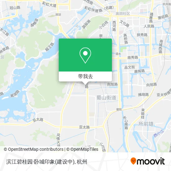 滨江碧桂园·卧城印象(建设中)地图