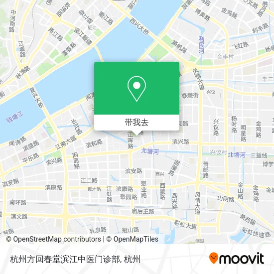 杭州方回春堂滨江中医门诊部地图