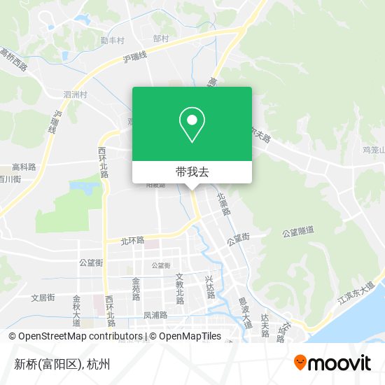 新桥(富阳区)地图