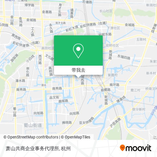 萧山共商企业事务代理所地图