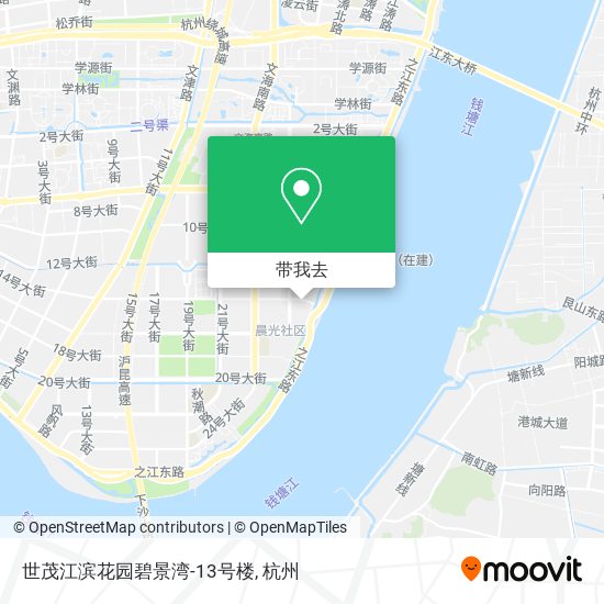 世茂江滨花园碧景湾-13号楼地图