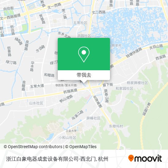 浙江白象电器成套设备有限公司-西北门地图
