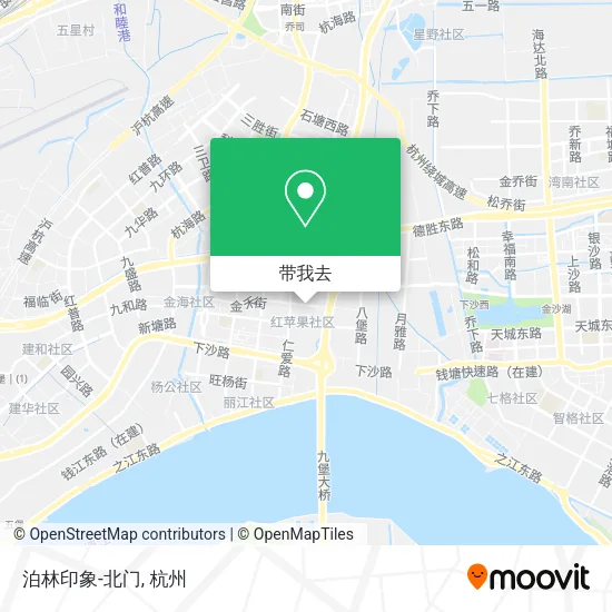 泊林印象-北门地图
