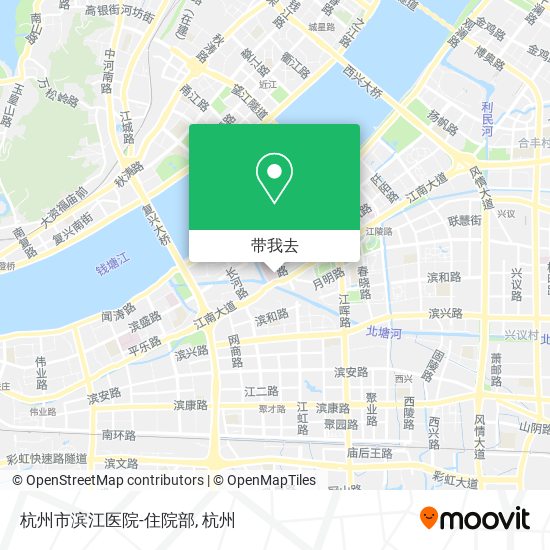杭州市滨江医院-住院部地图