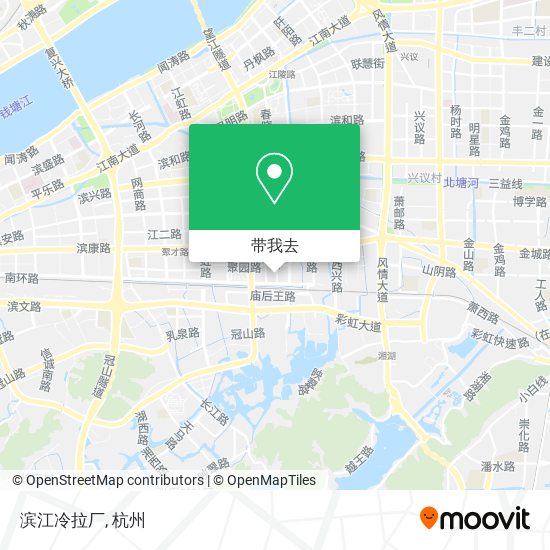 滨江冷拉厂地图