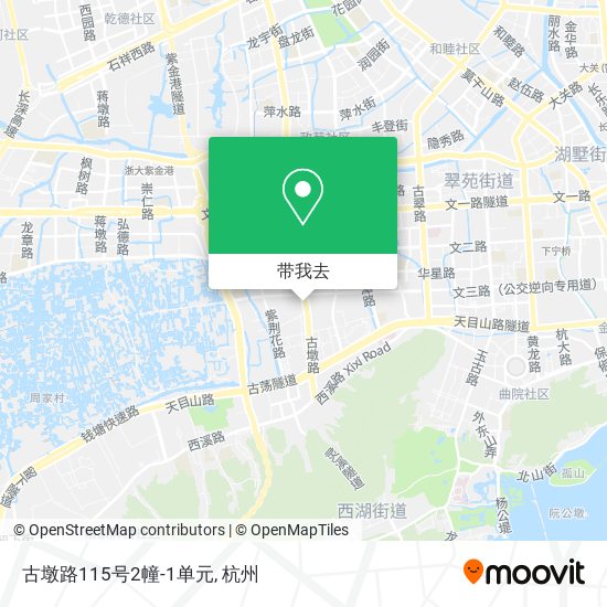 古墩路115号2幢-1单元地图