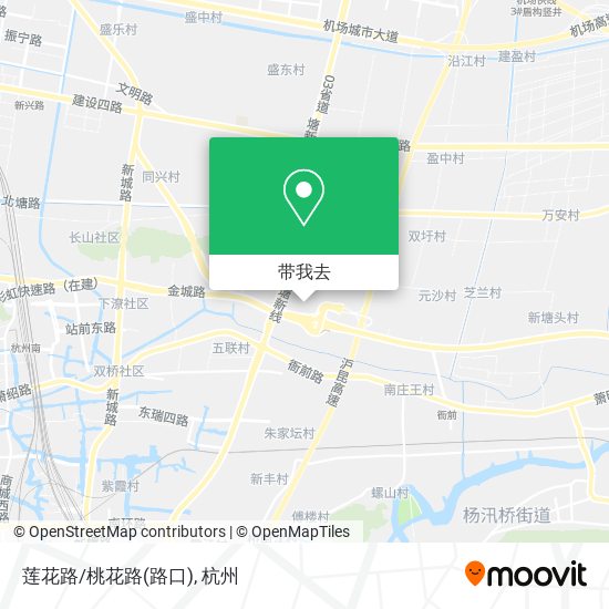莲花路/桃花路(路口)地图