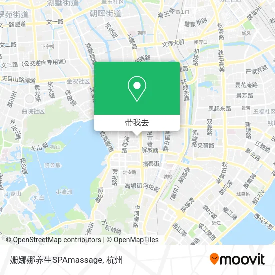 姗娜娜养生SPAmassage地图