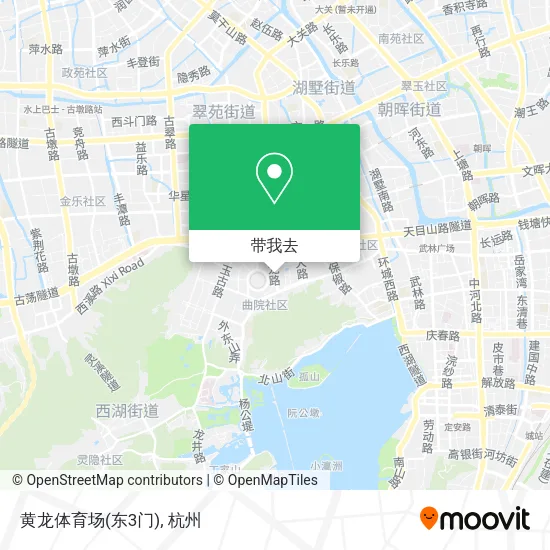黄龙体育场(东3门)地图