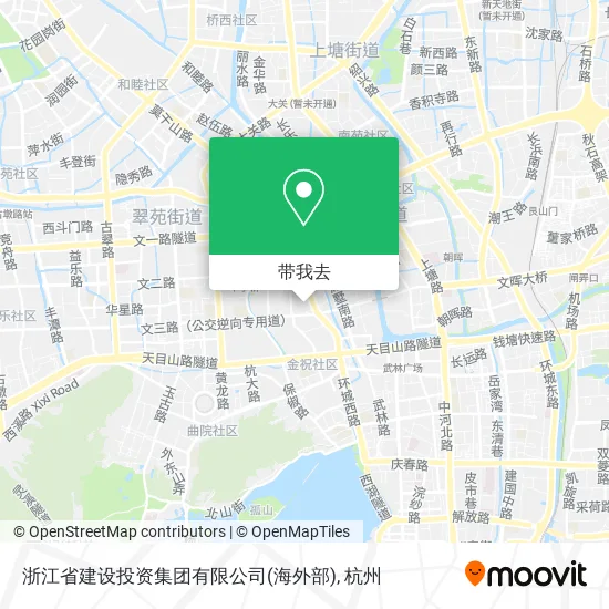 浙江省建设投资集团有限公司(海外部)地图