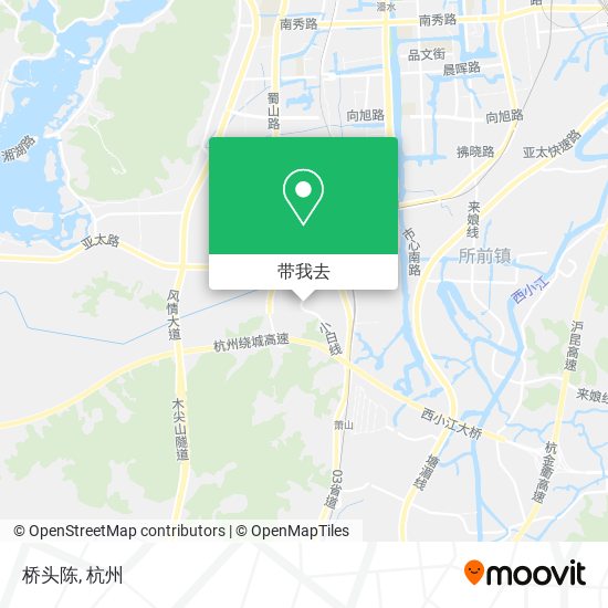 桥头陈地图