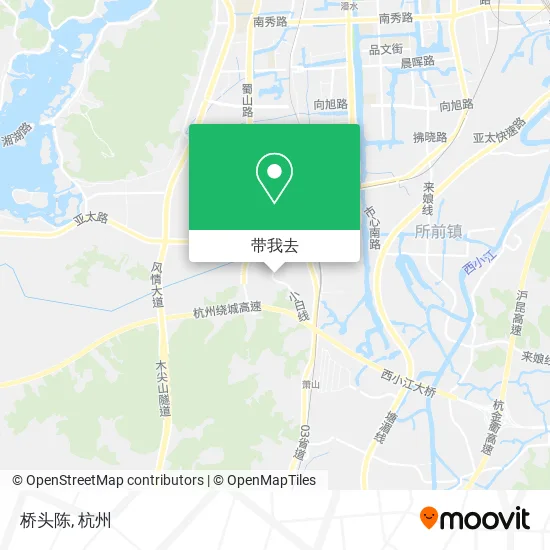 桥头陈地图