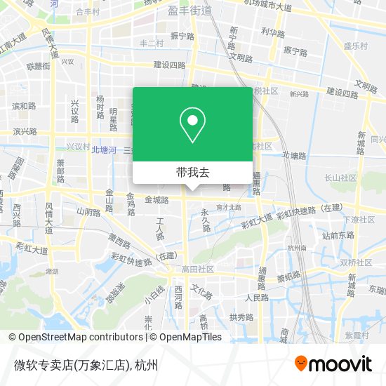 微软专卖店(万象汇店)地图